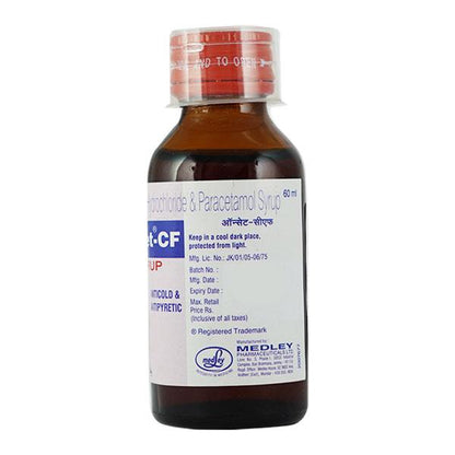 Oncet CF Syrup 60ml - Global Surgicals