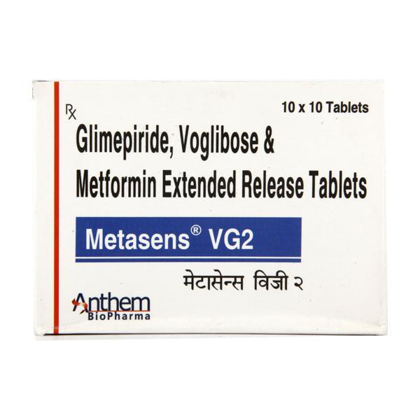 Metasens VG 2mg Tablet 10'S