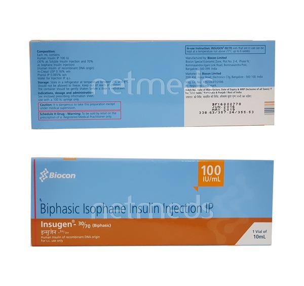 Insugen 30/70 100IU Injection 1X10ml
