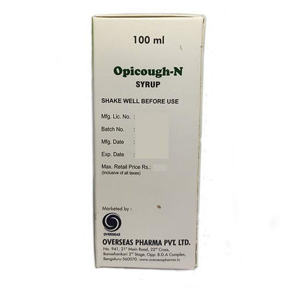 OPICOUGH N Syrup 100ml - Global Surgicals