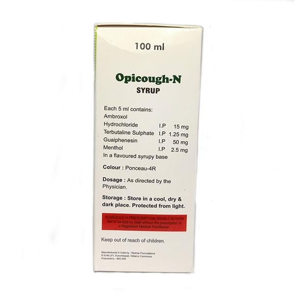 OPICOUGH N Syrup 100ml - Global Surgicals