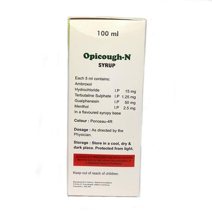 OPICOUGH N Syrup 100ml - Global Surgicals