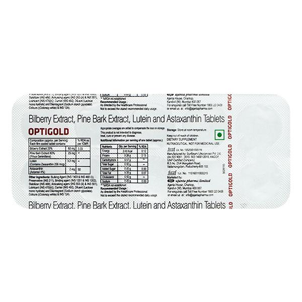 OPTIGOLD Tablet 10's - Global Surgicals