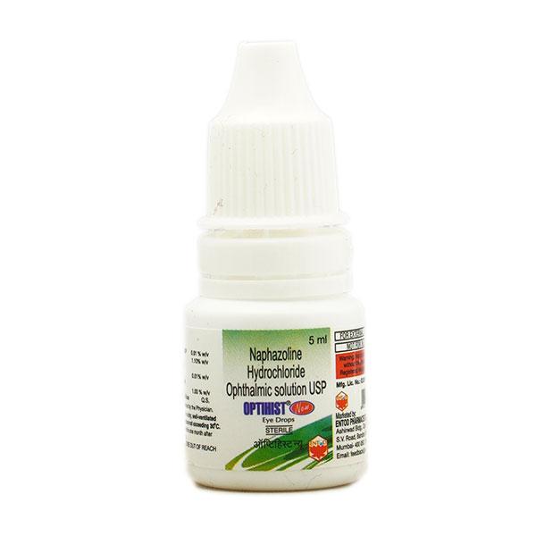 OPTIHIST NEW Eye Drops 5ml - Global Surgicals