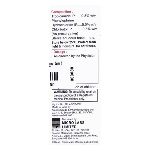 Optimide Plus Eye Drops 5ml - Global Surgicals