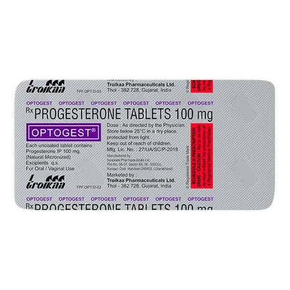 Optogest 100mg Tablet 10'S - Global Surgicals