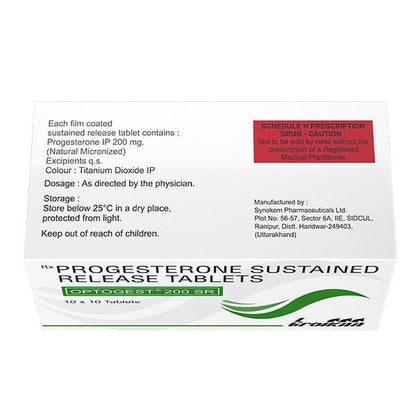 Optogest SR 200mg Tablet 10'S - Global Surgicals