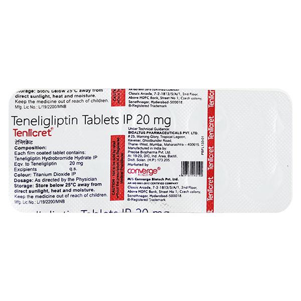 TENLICRET 20mg Tablet 10's