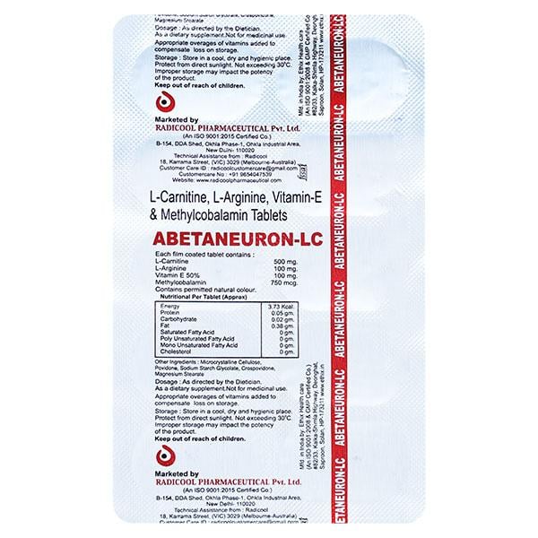 ABETANEURON LC Tablet 10's