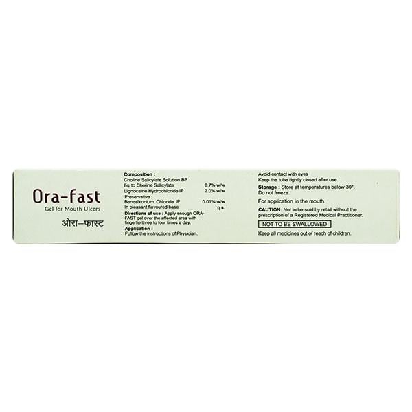 ORA FAST Gel 15gm - Global Surgicals