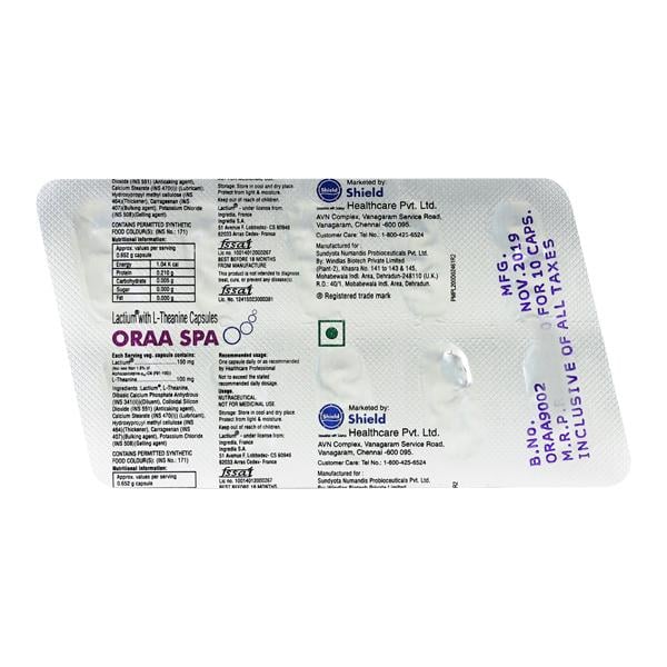 ORAA SPA Capsule 10's - Global Surgicals