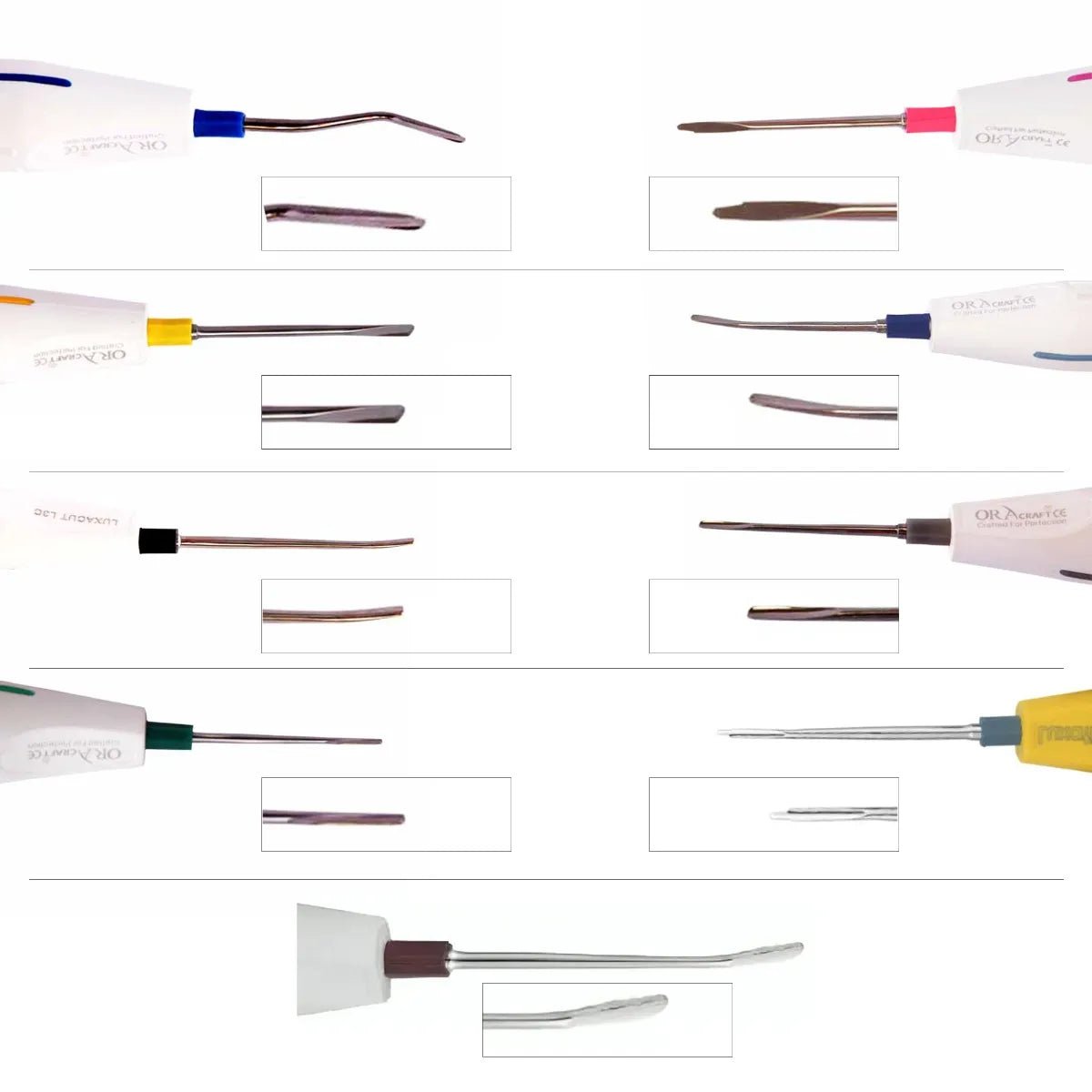 Oracraft Luxacut Surgical Elevators - Global Surgicals