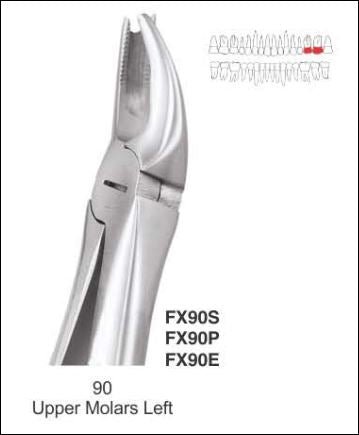 Oracraft Upper Molars Left Extraction Forceps - Global Surgicals