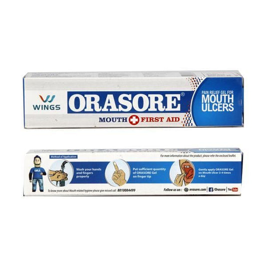 Orasore Pain Relief Gel 10gm - Global Surgicals