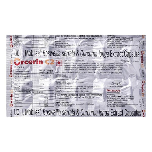 ORCERIN C2 Capsule 10's - Global Surgicals