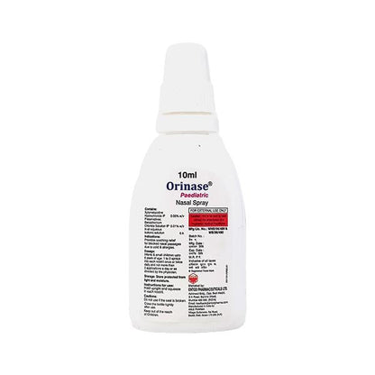 Orinase Paediatric Nasal Spray 10ml - Global Surgicals