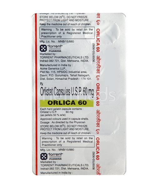 Orlica 60mg Capsule 10'S - Global Surgicals