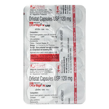 ORLIP X 120 Capsule 10's - Global Surgicals