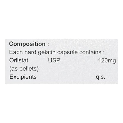 ORLIP X 120 Capsule 10's - Global Surgicals