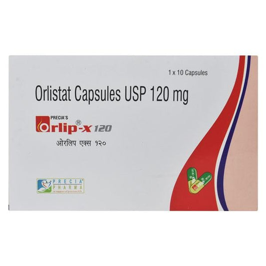 ORLIP X 120 Capsule 10's - Global Surgicals