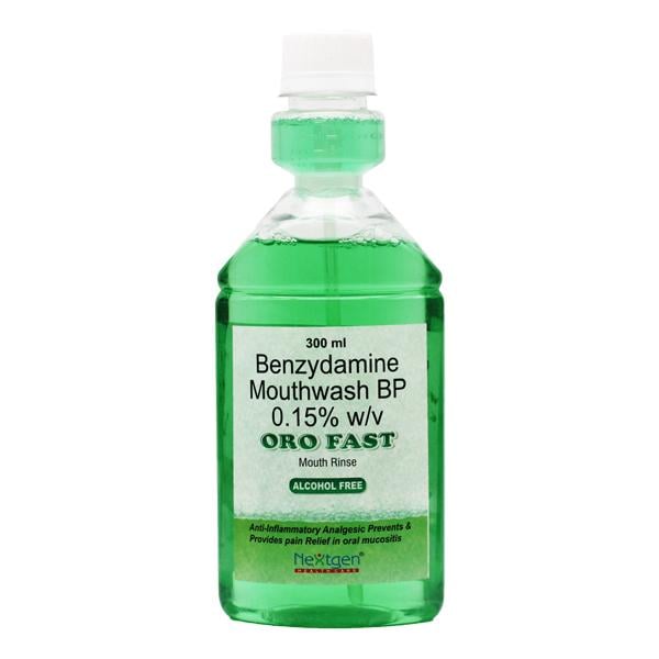 ORO FAST Mouth Rinse 300ml - Global Surgicals