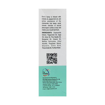 ORO G THROAT Spray 50ml - Global Surgicals