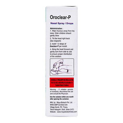 OROCLEAR P Nasal Spray 10ml - Global Surgicals