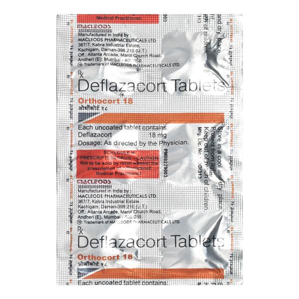 Orthocort 18mg Tablet 6'S - Global Surgicals
