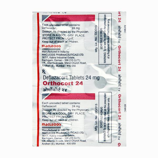 Orthocort 24mg Tablet 6'S - Global Surgicals