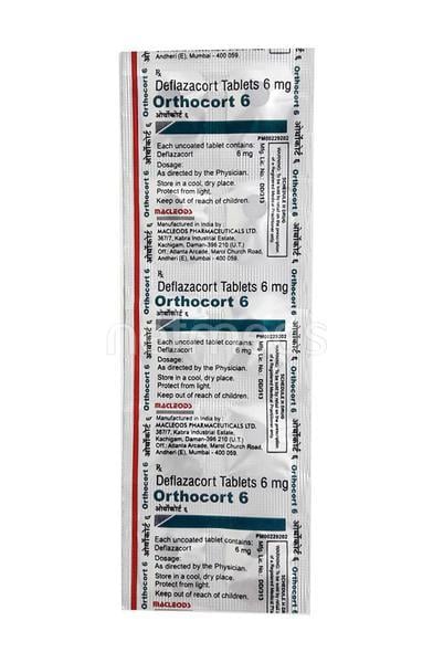 Orthocort 6mg Tablet 10'S - Global Surgicals