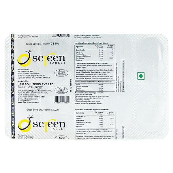 Oscreen Tablet 10'S - Global Surgicals