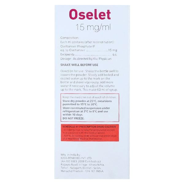 OSELET Suspension 60ml - Global Surgicals