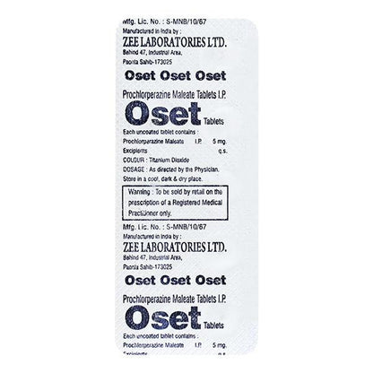 OSET 5mg Tablet 10's - Global Surgicals