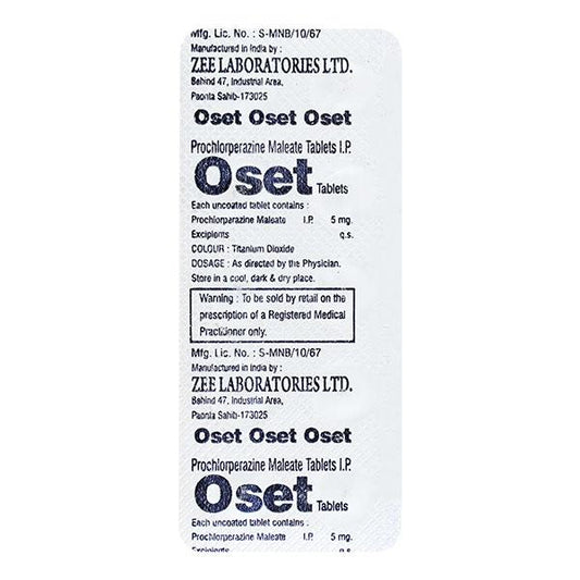OSET 5mg Tablet 10's - Global Surgicals