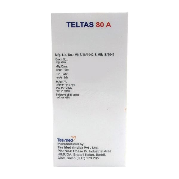 TELTAS 80 A Tablet 15's