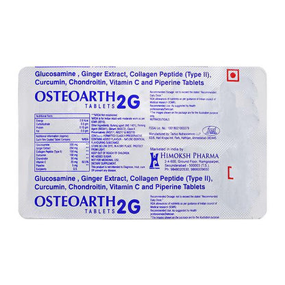 OSTEOARTH 2G Tablet 10's - Global Surgicals