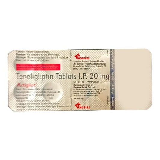 ACTIGLIPT 20mg Tablet 10's