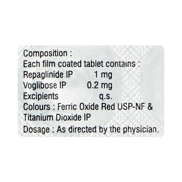 VOGLIMAC R 1 Tablet 10's