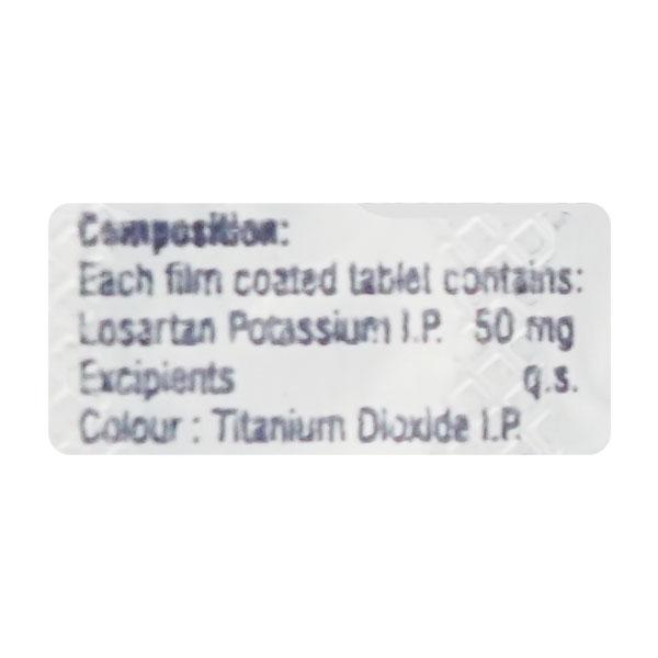 Losartar 50mg Tablet 10'S