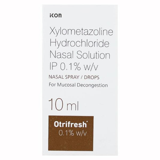 OTRIFRESH 0.1% Nasal Spray 10ml - Global Surgicals