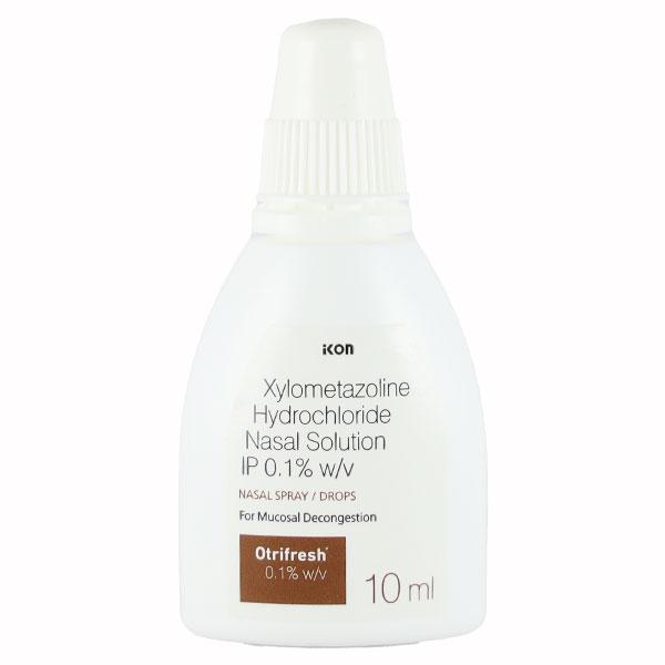 OTRIFRESH 0.1% Nasal Spray 10ml - Global Surgicals