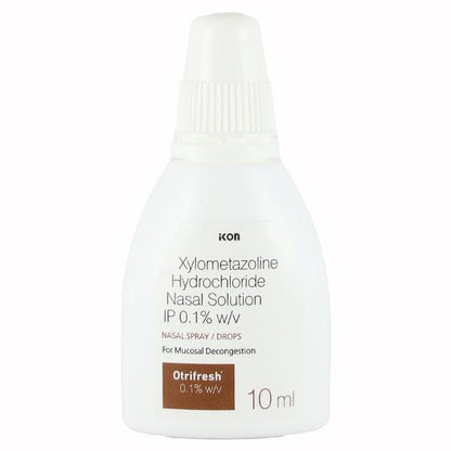 OTRIFRESH 0.1% Nasal Spray 10ml - Global Surgicals