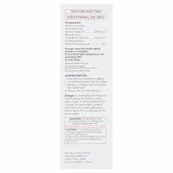 OTRIFRESH MINI 0.05% Nasal Drops 10ml - Global Surgicals