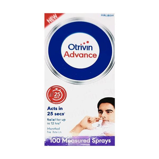 OTRIVIN ADVANCE NEW 100md Nasal Spray 10g - Global Surgicals