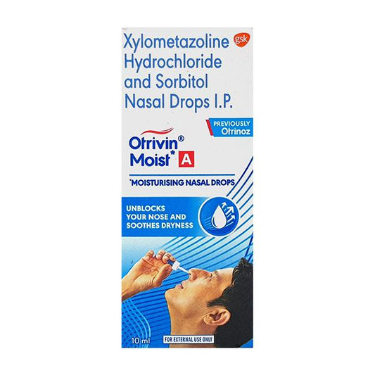 OTRIVIN MOIST A Nasal Drops 10ml - Global Surgicals