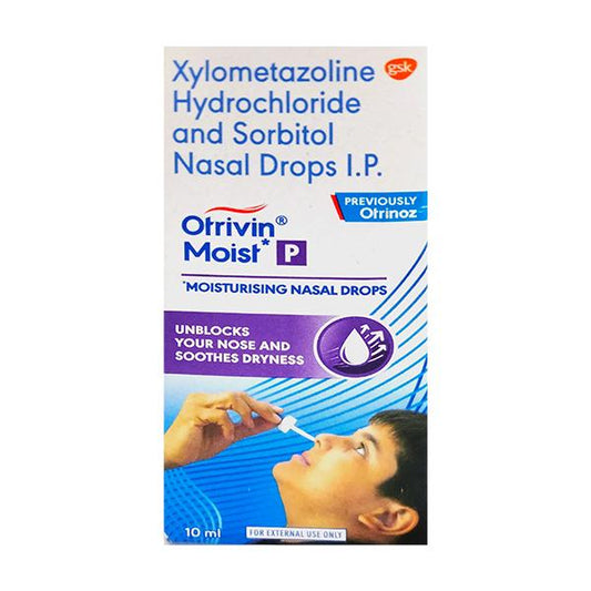 OTRIVIN MOIST P Nasal Drops 10ml - Global Surgicals