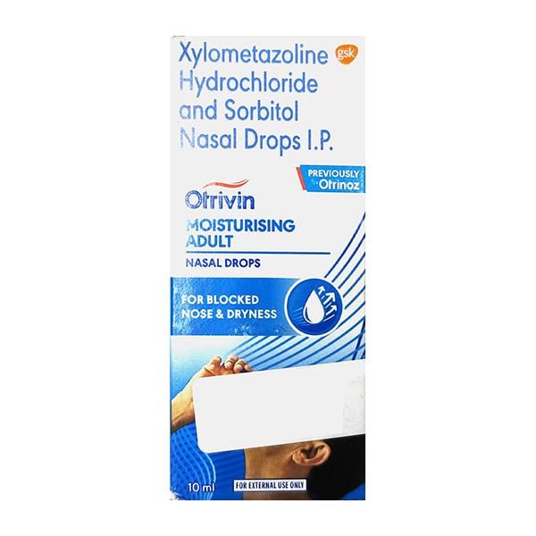 OTRIVIN MOISTURISING ADULT Nasal Drops 10ml - Global Surgicals