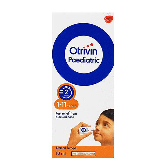 Otrivin Paediatric Nasal Drops 10ml - Global Surgicals