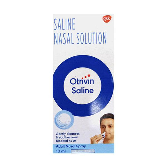 OTRIVIN SALINE Nasal Spray 10ml - Global Surgicals