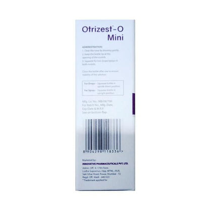 OTRIZEST O MINI Nasal Drops 10ml - Global Surgicals